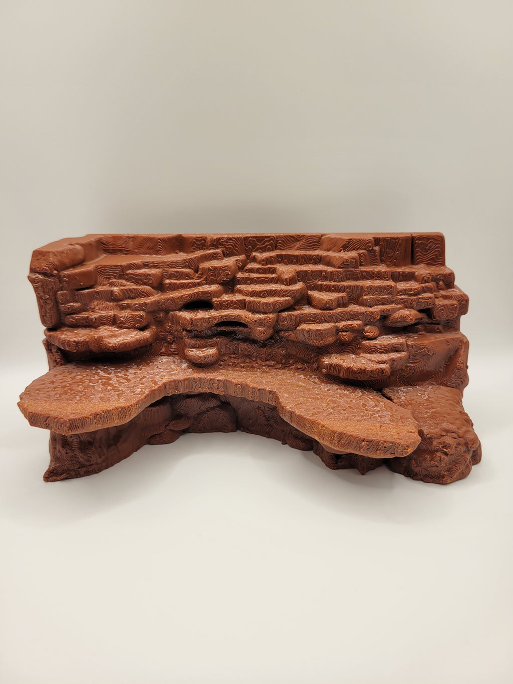 Terrarium Background Wall Cliff - Customizable - Rock Ledge Shelf for Reptiles, Amphibians, Invertebrates - "Outdoor Terrasse" Model - PhD Aqua Fabrication