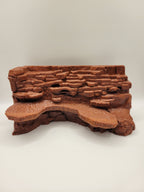 Terrarium Background Wall Cliff - Customizable - Rock Ledge Shelf for Reptiles, Amphibians, Invertebrates - "Outdoor Terrasse" Model - PhD Aqua Fabrication
