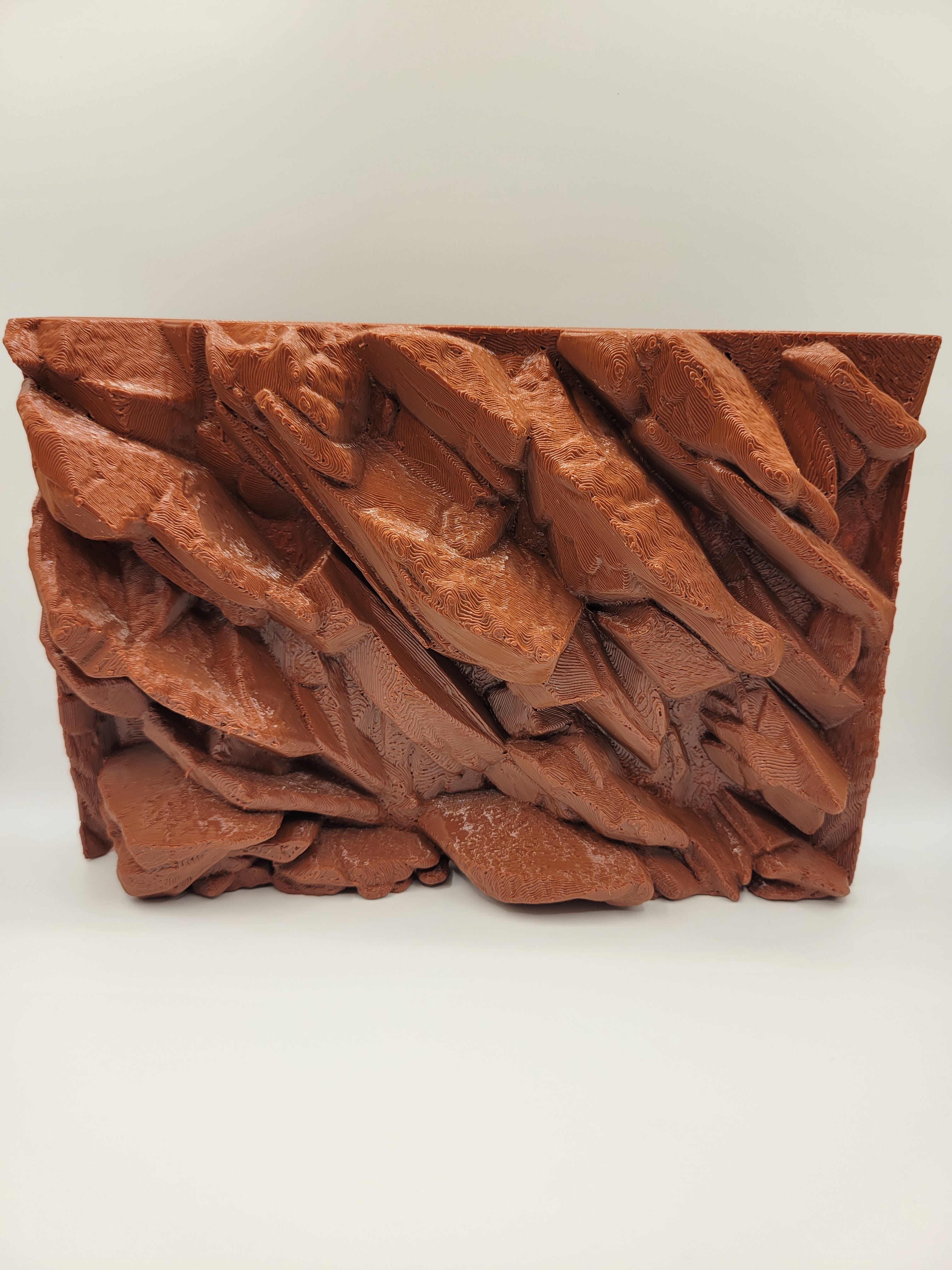 3D Printed Realistic Rock Terrarium Background – Arid & Tropical Decor – Customizable Rock Wall for Bioactive Vivariums - PhD Aqua Fabrication