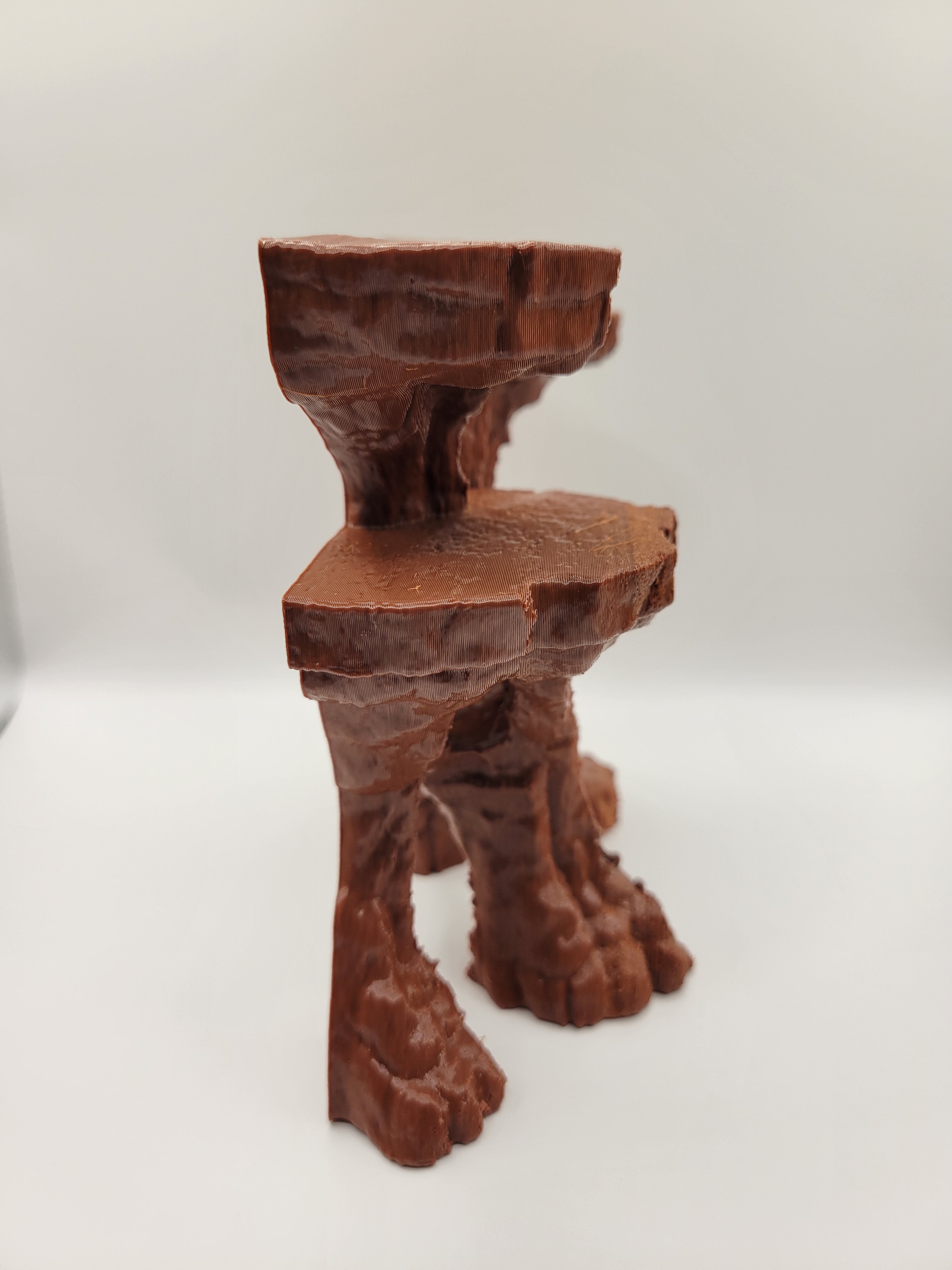 Terrarium Background - Multi-Level Reptile Basking Platform & Planter - Tank Decor for Leopard Geckos, Crested Geckos, and Amphibians - "Plateau Aplenty" Model - PhD Aqua Fabrication