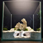 3D Printed Desert Rock Cave Hideout for Reptiles and Fish | Naturalistic Terrarium Decor - "Nebula Ruin" Model
