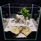 3D Printed Terrarium Rock Rift Feature – Hideout for Terrarium, Aquarium - Fully Customizable Sizing