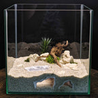 3D Printed Terrarium Cave – Rock Hideout for Terrarium, Aquarium - Fully Customizable Sizing