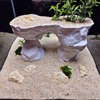 3D Printed Arch Hideout – Aquascape, Terrarium Rock Feature for Cichlids, Plecos, Reptiles