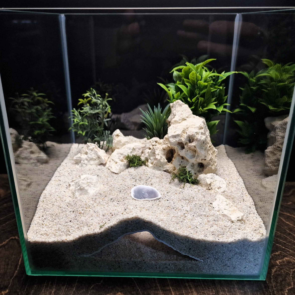 3D Printed Terrarium Decor – Hideout Cave for Terrarium, Aquarium - Fully Customizable Sizing