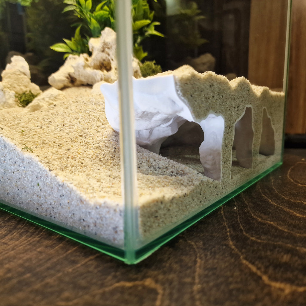 3D Printed Aquascape Cave – Multi-Chamber Reptile Hiding, Fish Shelter - "Take Your Pick" Model - PhD Aqua Fabrication