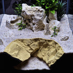 3D Printed Terrarium Rock Rift Feature – Hideout for Terrarium, Aquarium - Fully Customizable Sizing