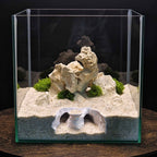 3D Printed Desert Rock Cave Hideout for Reptiles and Fish | Naturalistic Terrarium Decor - "Nebula Ruin" Model
