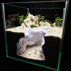 3D Printed Cave Decor – Deep Rift for Terrarium & Aquarium - Customizable Sizing - "Ripped Earth" Model