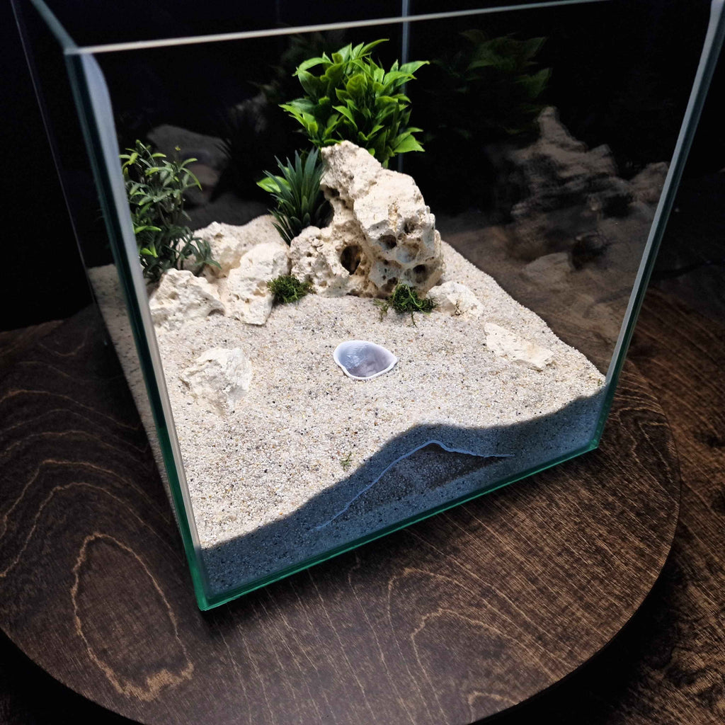 3D Printed Terrarium Decor – Hideout Cave for Terrarium, Aquarium - Fully Customizable Sizing
