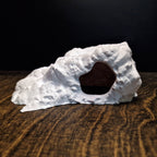 Aquarium Decor Cave - 3D Printed Fish Hide - Single Entrance Rock Den - "Brackish Den" Model - PhD Aqua Fabrication