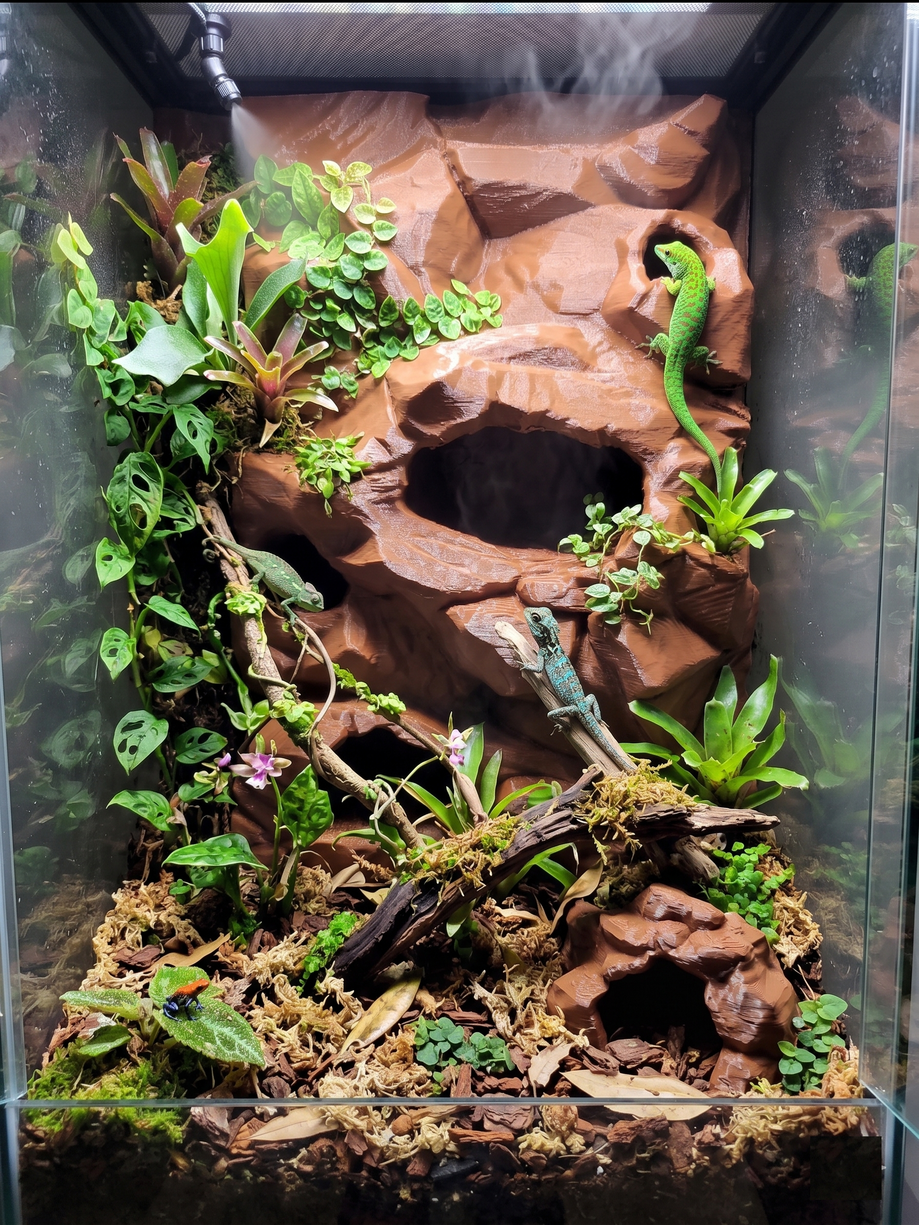 Terrarium Background Wall – 3D Rock Wall for Terrascaping and Aquascaping (Custom Dimensions), NOV-HOLYWA-BR-L, NOV-HOLYWA-BE-L, NOV-HOLYWA-GY-L, NOV-HOLYWA-WH-L