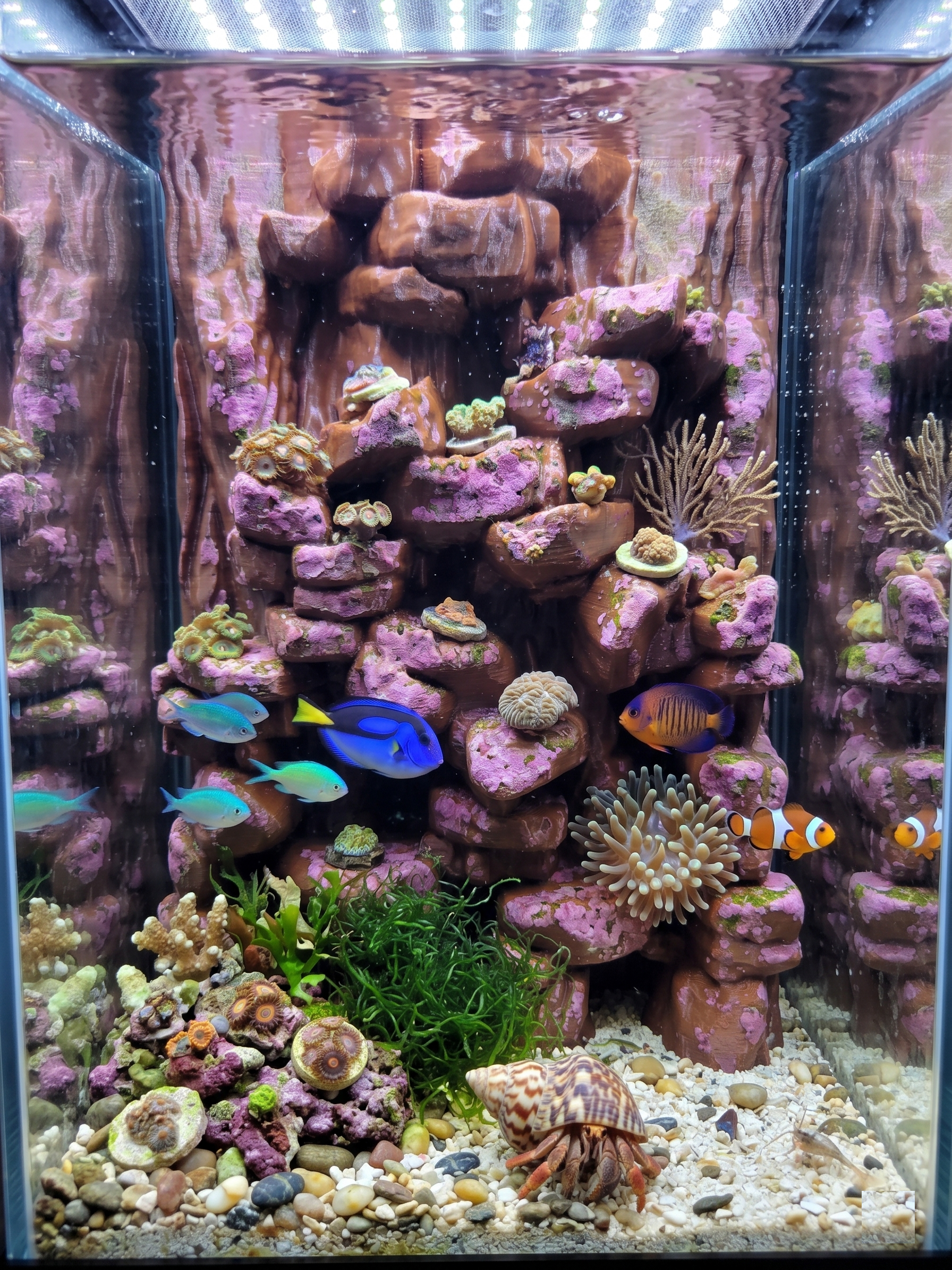 Terrarium Background Wall – 3D Aquarium Rock Wall for Terrascaping and Aquascaping (Custom Dimensions), NOV-BIGPIL-BR-L, NOV-BIGPIL-BE-L, NOV-BIGPIL-GY-L, NOV-BIGPIL-WH-L