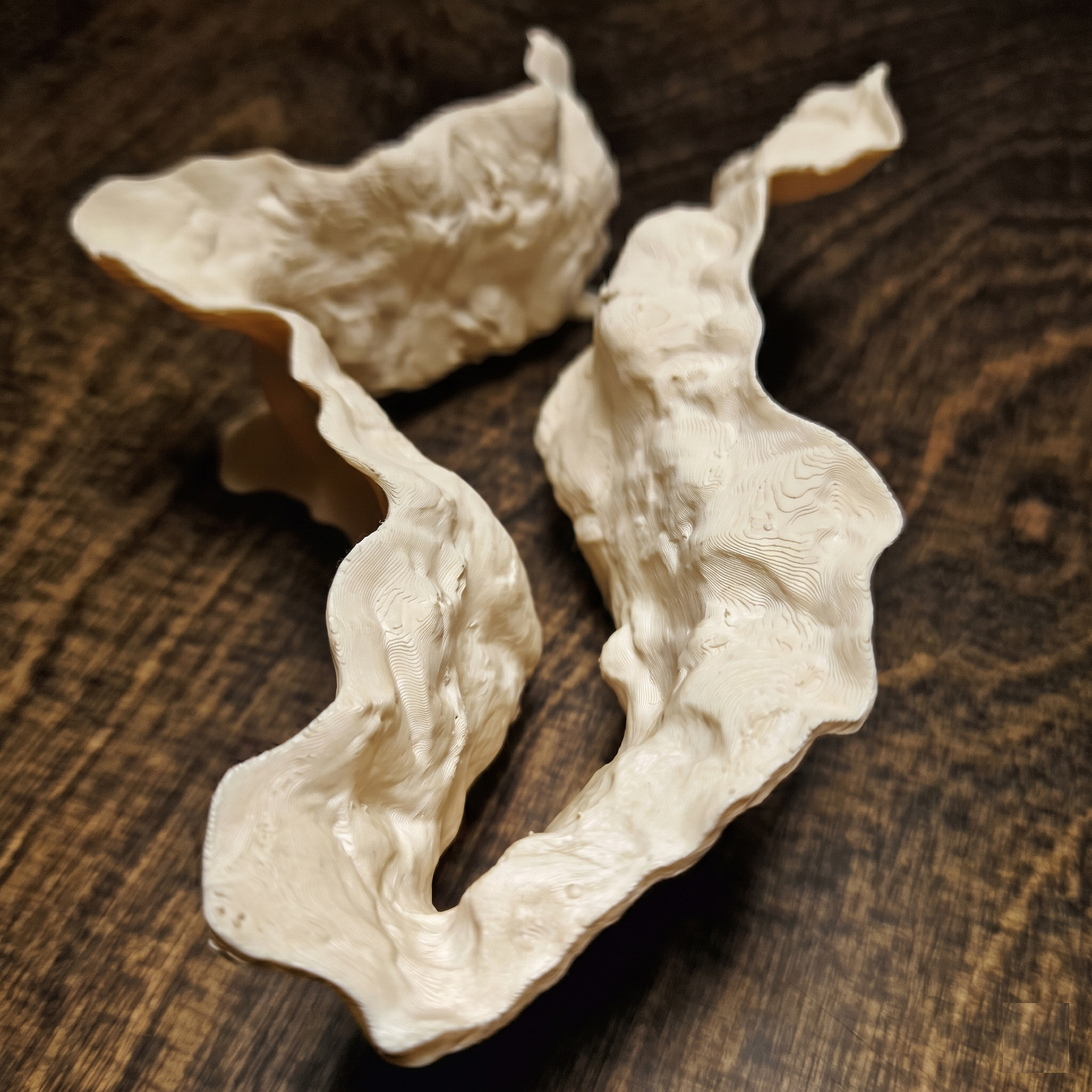 Aquarium Rift Decor - 3D Printed Rock Divider - Aquascaping Ornament & Reptile Terrarium Decoration - "Nowhere Hollow", AQU-NOWHOL-BR-L, AQU-NOWHOL-WH-L, AQU-NOWHOL-BE-L