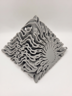 Shrimp Hide Pyramids 3D Printed - 5 Unique Aquarium Cave Designs, Shrimplet Breeding Decor - Custom Sizing Available - PhD Aqua Fabrication