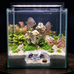 3D Printed Desert Rock Cave Hideout for Reptiles and Fish | Naturalistic Terrarium Decor - "Nebula Ruin" Model - PhD Aqua Fabrication