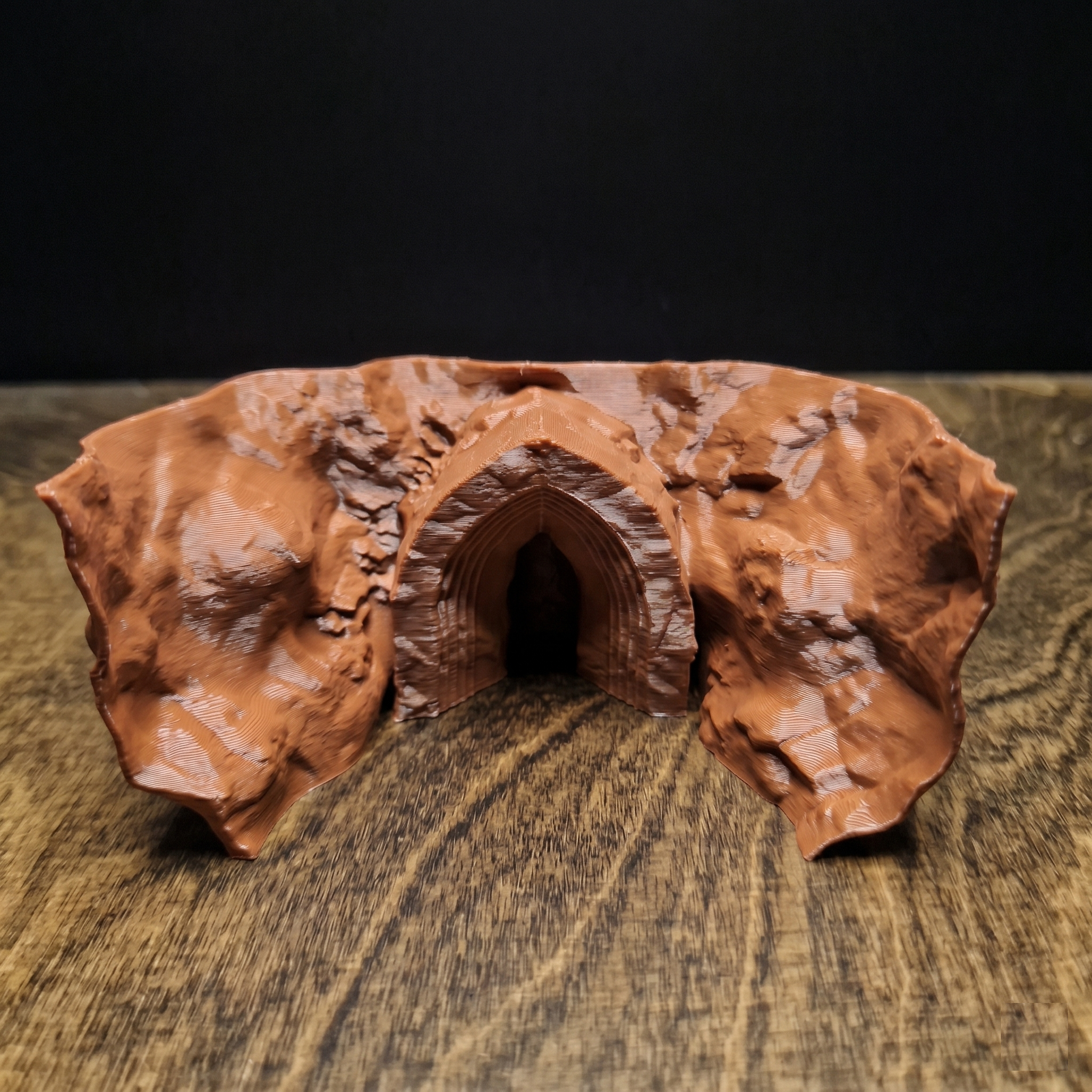 Aquarium Decor Cave - Underground Sanctuary for Fish - Reptile & Amphibian Terrarium Accessory - "Do Not Enter Den", AQU-DONOTE-BR-L, AQU-DONOTE-WH-L, AQU-DONOTE-BE-L