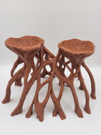 Aquarium Wood Decor Mangrove Root Planters - 3D Printed Mangrove Roots for Live Plants - Fish Tank & Terrarium Aquascaping Ornament, NOV-MANRPL-BR-L, NOV-MANRPL-BE-L