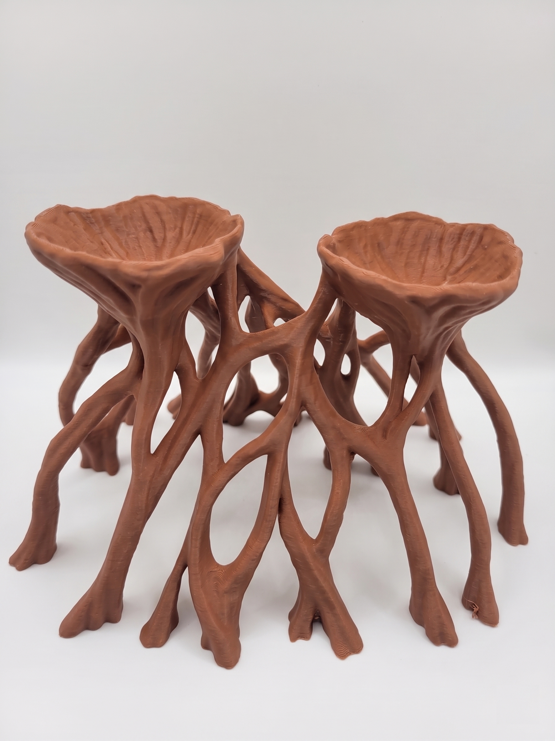 Aquarium Wood Decor Mangrove Root Planters - 3D Printed Mangrove Roots for Live Plants - Fish Tank & Terrarium Aquascaping Ornament, NOV-MANRPL-BR-L, NOV-MANRPL-BE-L