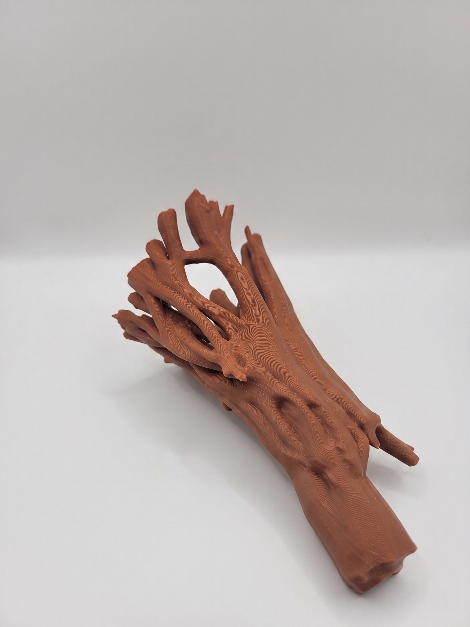 Mangrove Root Aquarium Driftwood - 3D Printed Tree Root for Reptile Terrarium, Realistic Aquascape Wood - "Mangrove Driftwood Root", NOV-MANDRI-BR-L, NOV-MANDRI-BE-L