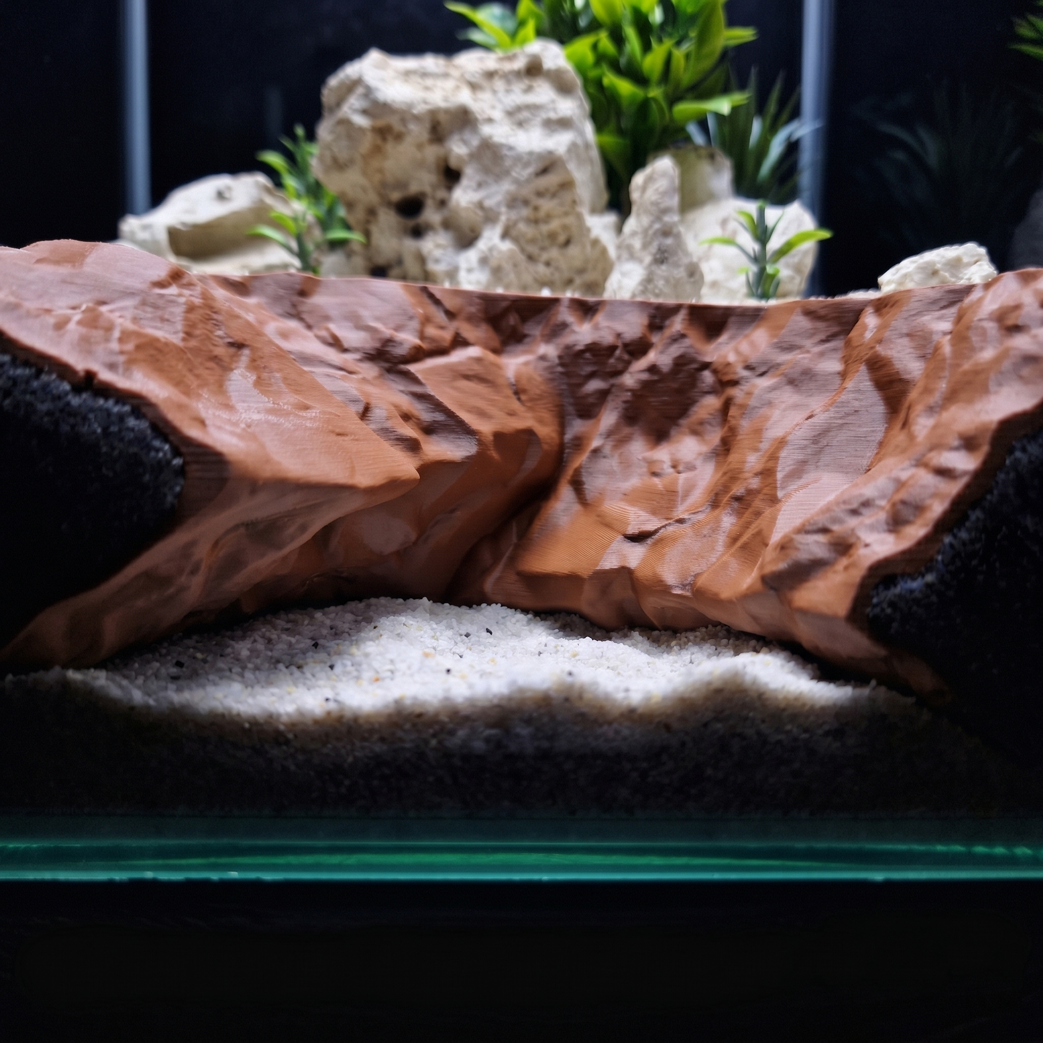 3D Printed Terrarium Rock Rift Feature – Hideout for Terrarium, Aquarium, AQU-NEEBIG-BR-L, AQU-NEEBIG-WH-L, AQU-NEEBIG-BE-L, AQU-NEEBIG-GY-L