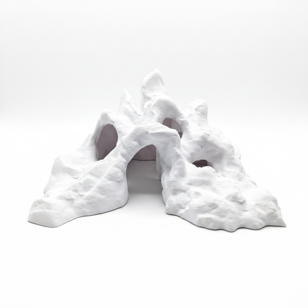 Hadal’s Rise – Aquarium Decor Cave | Multiple Entrance Rock Feature also for Terrarium Kit