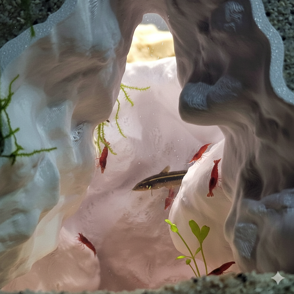 Rift Channel - Aquarium Cave Underground Tunnel Hiding Spot