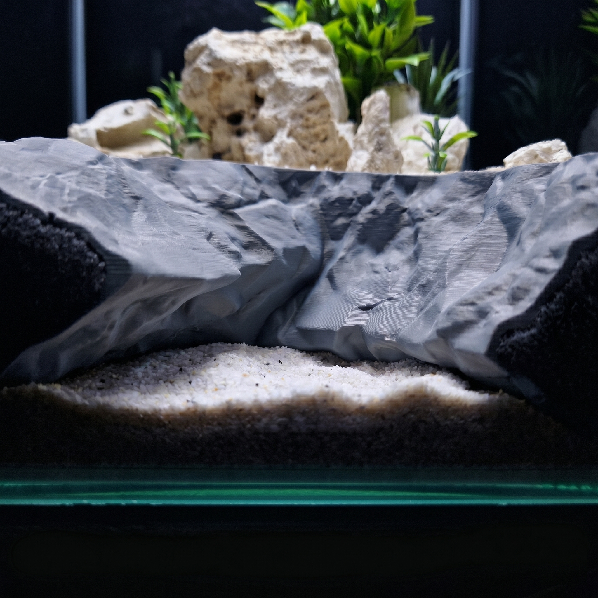 3D Printed Terrarium Rock Rift Feature – Hideout for Terrarium, Aquarium, AQU-NEEBIG-BR-L, AQU-NEEBIG-WH-L, AQU-NEEBIG-BE-L, AQU-NEEBIG-GY-L