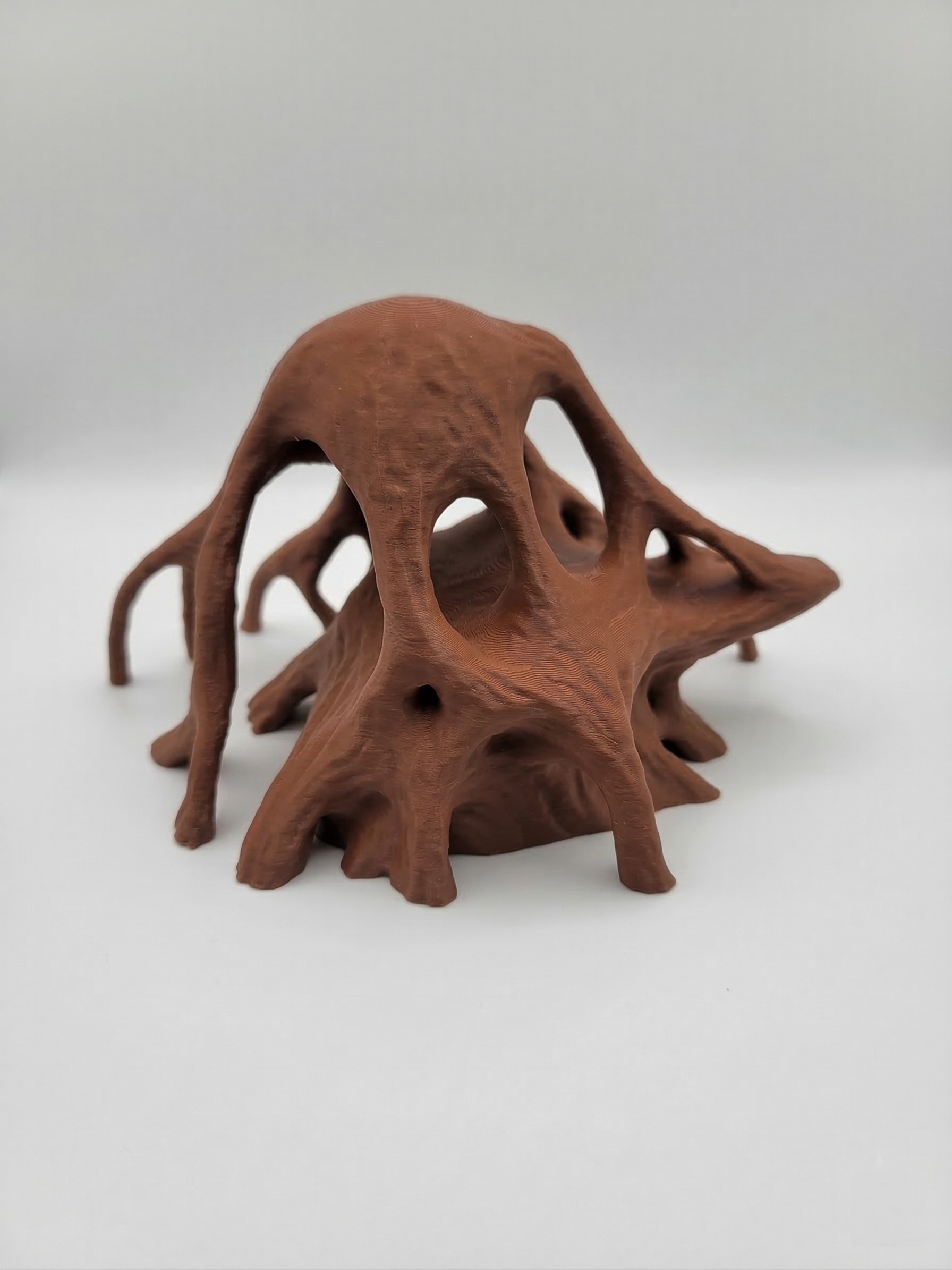 Aquarium Decor Red Mangrove Roots - 3D Printed Natural Look Wood Propagules for Freshwater & Saltwater Fish Tanks - Safe Aquascaping Driftwood Alternative & Terrarium Decoration, NOV-MANROO-BR-L, NOV-MANROO-BE-L