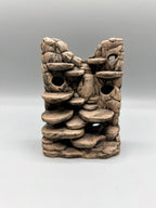 Customizable Terrarium Background Wall – 3D Rock Wall with Cave Hides and Ledge Basking Areas for Terrascaping and Aquascaping - "Hides and Hotspots" Model - PhD Aqua Fabrication