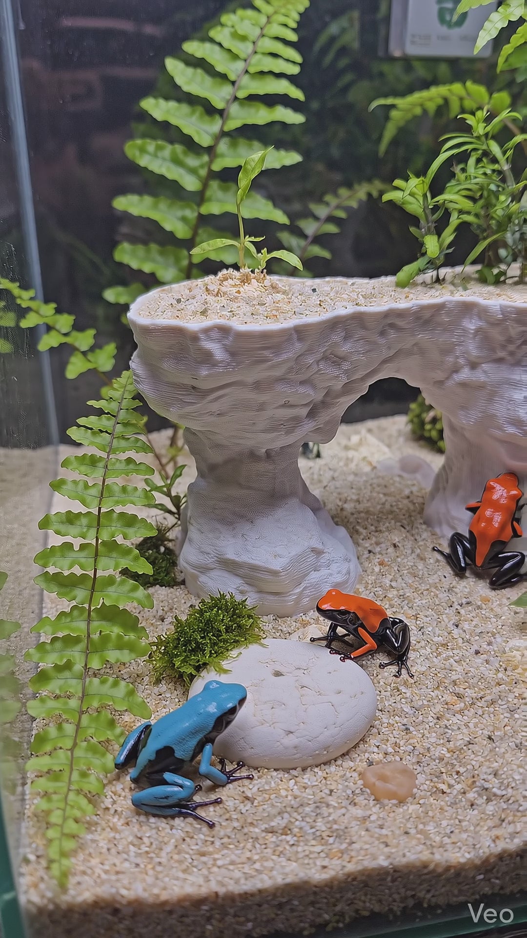 3D Printed Arch Hideout – Aquascape, Terrarium Rock Feature for Cichlids, Plecos, Reptiles - "Arc de Triomphe" Model