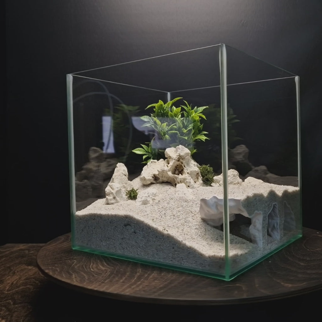 3D Printed Aquascape Cave – Multi-Chamber Reptile Hiding, Fish Shelter - "Take Your Pick" Model