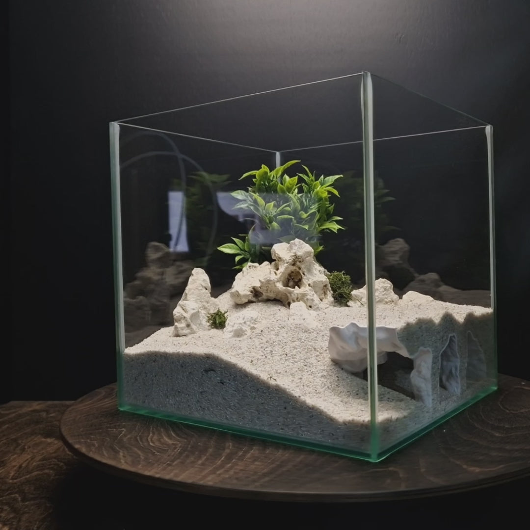 3D Printed Aquascape Cave – Multi-Chamber Reptile Hiding, Fish Shelter - "Take Your Pick" Model