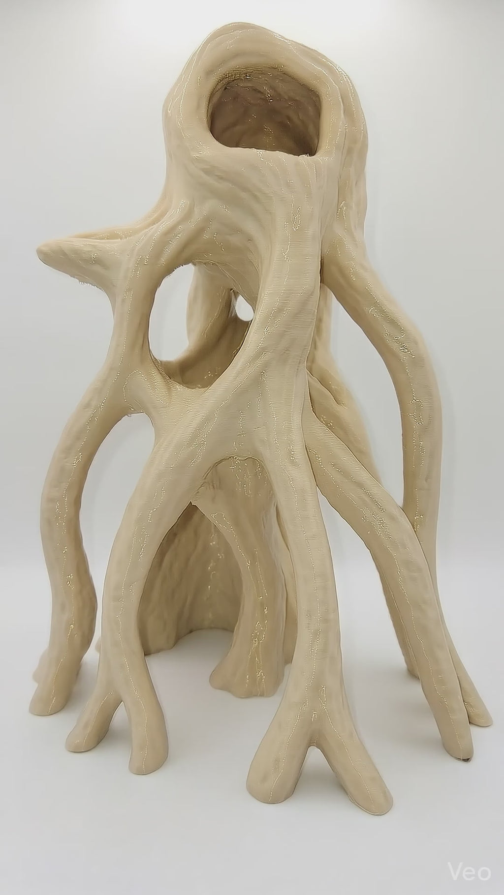 Aquarium Wood Decor - Tall 3D Printed Natural Look Wood Propagules for Vertical Aquascaping - "High Mangrove Roots" Model