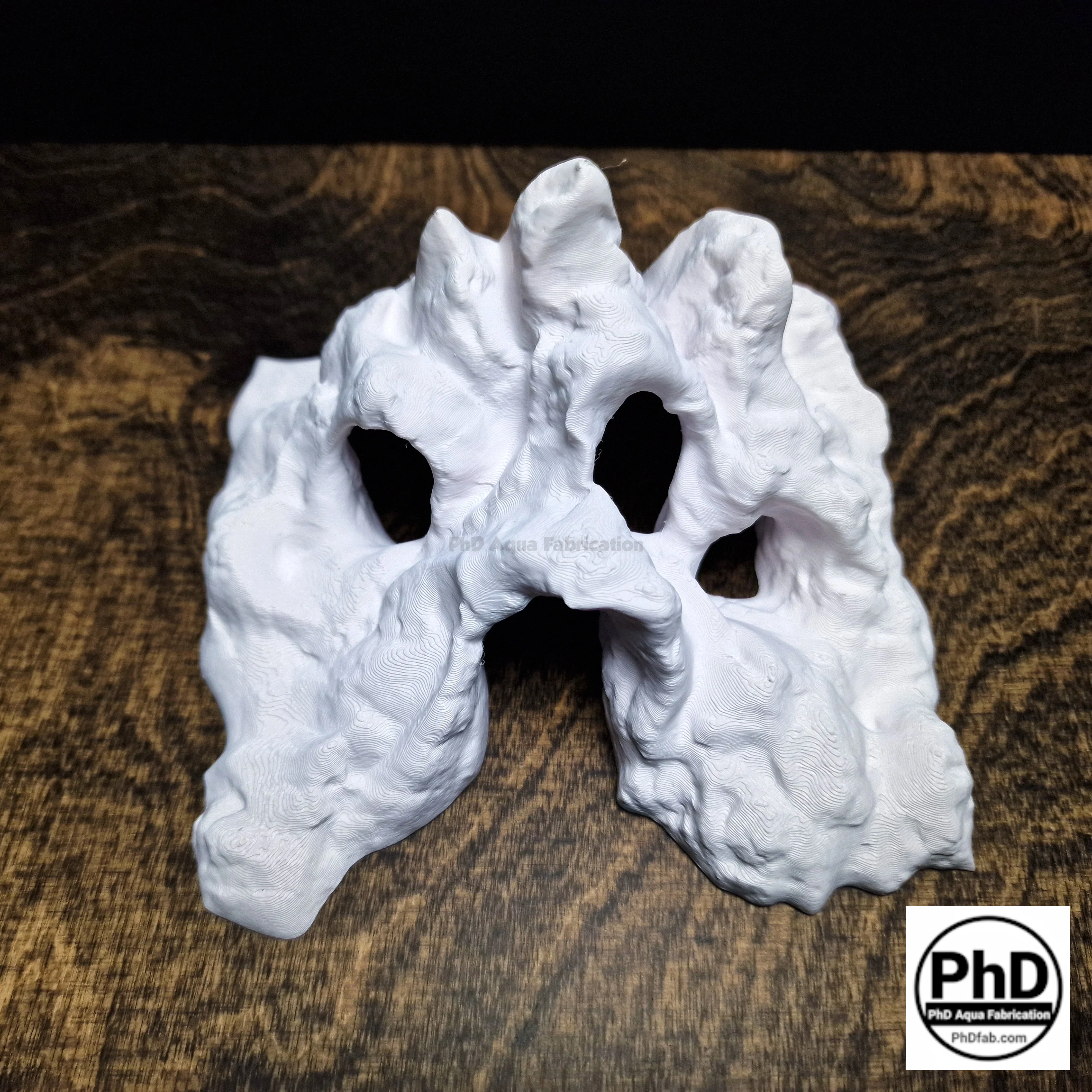 Aquarium Decor Cave Multiple Entrance Rock Feature - Fish Tank Hideout for Cichlids & Plecos - Large Reptile Terrarium Rock Ornament