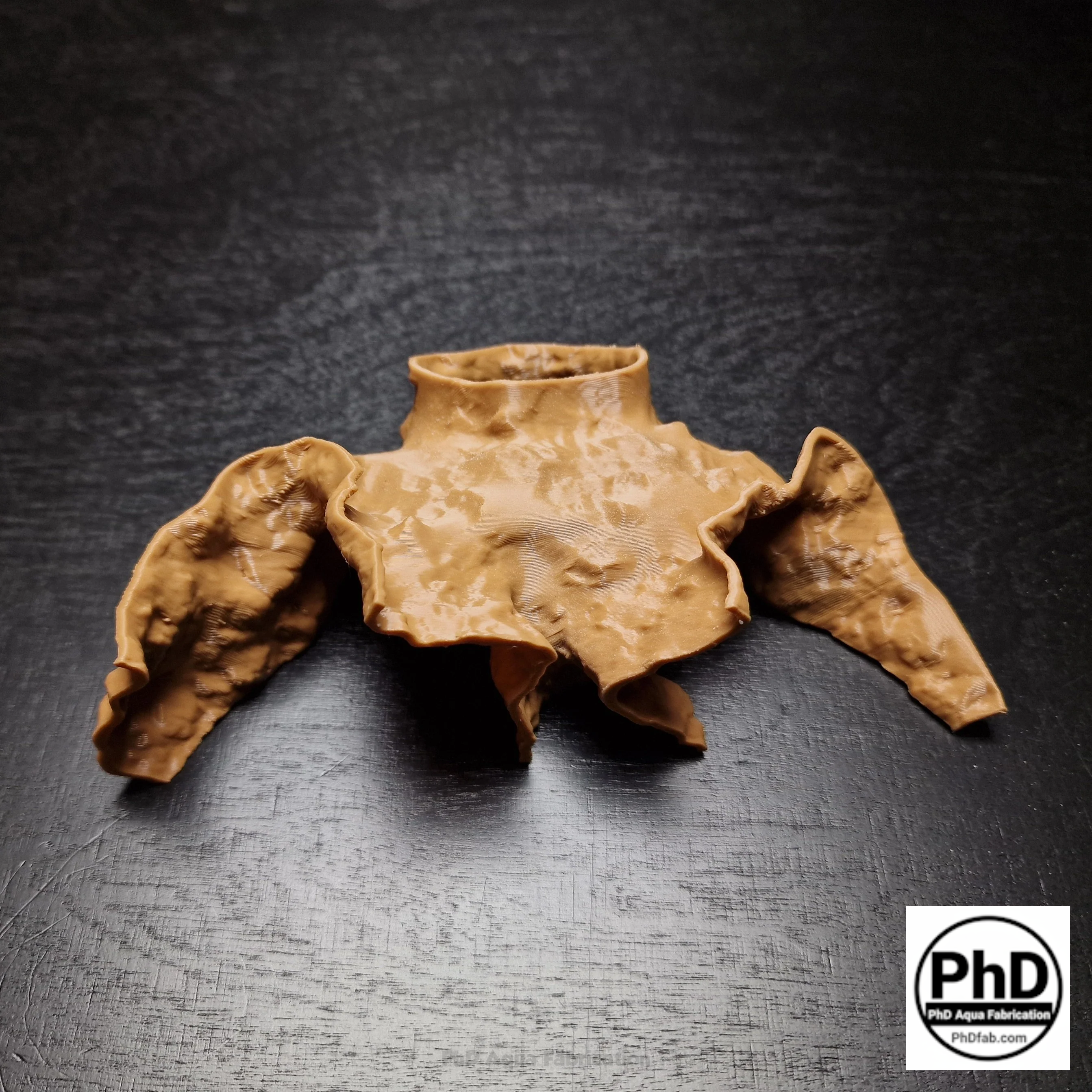 Aquarium Decor Cave - 3D Printed Rock Feature Hideout for Betta & Shrimp - Natural Stone Look Fish Tank Ornament - Terrarium Accessory
