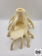Aquarium Wood Decor Red Mangrove Caves - 3D Printed Natural Root Hideout for Fish & Shrimp - Mangrove Driftwood Style Terrarium Ornament