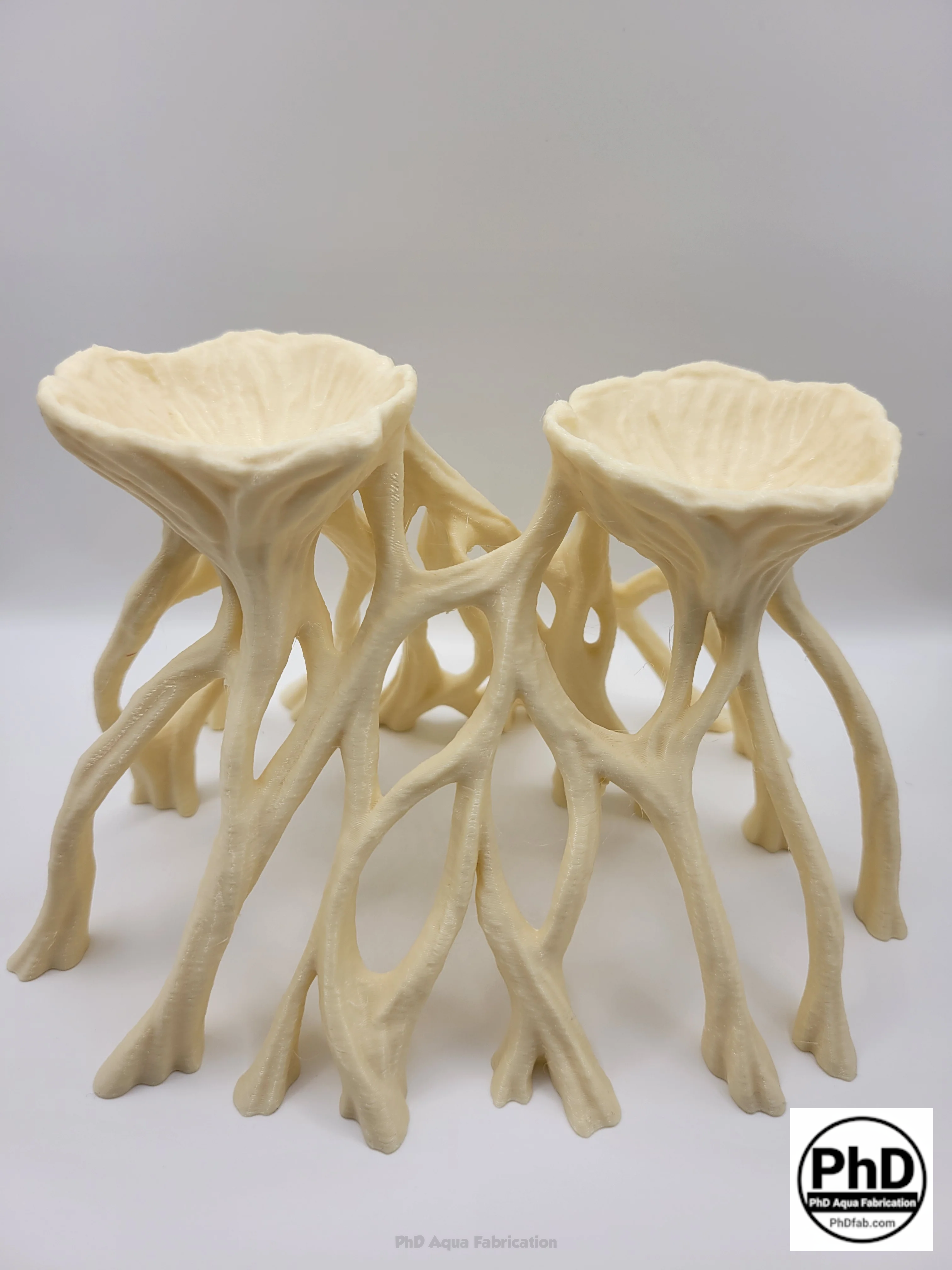 Aquarium Wood Decor Mangrove Root Planters - 3D Printed Mangrove Roots for Live Plants - Fish Tank & Terrarium Aquascaping Ornament