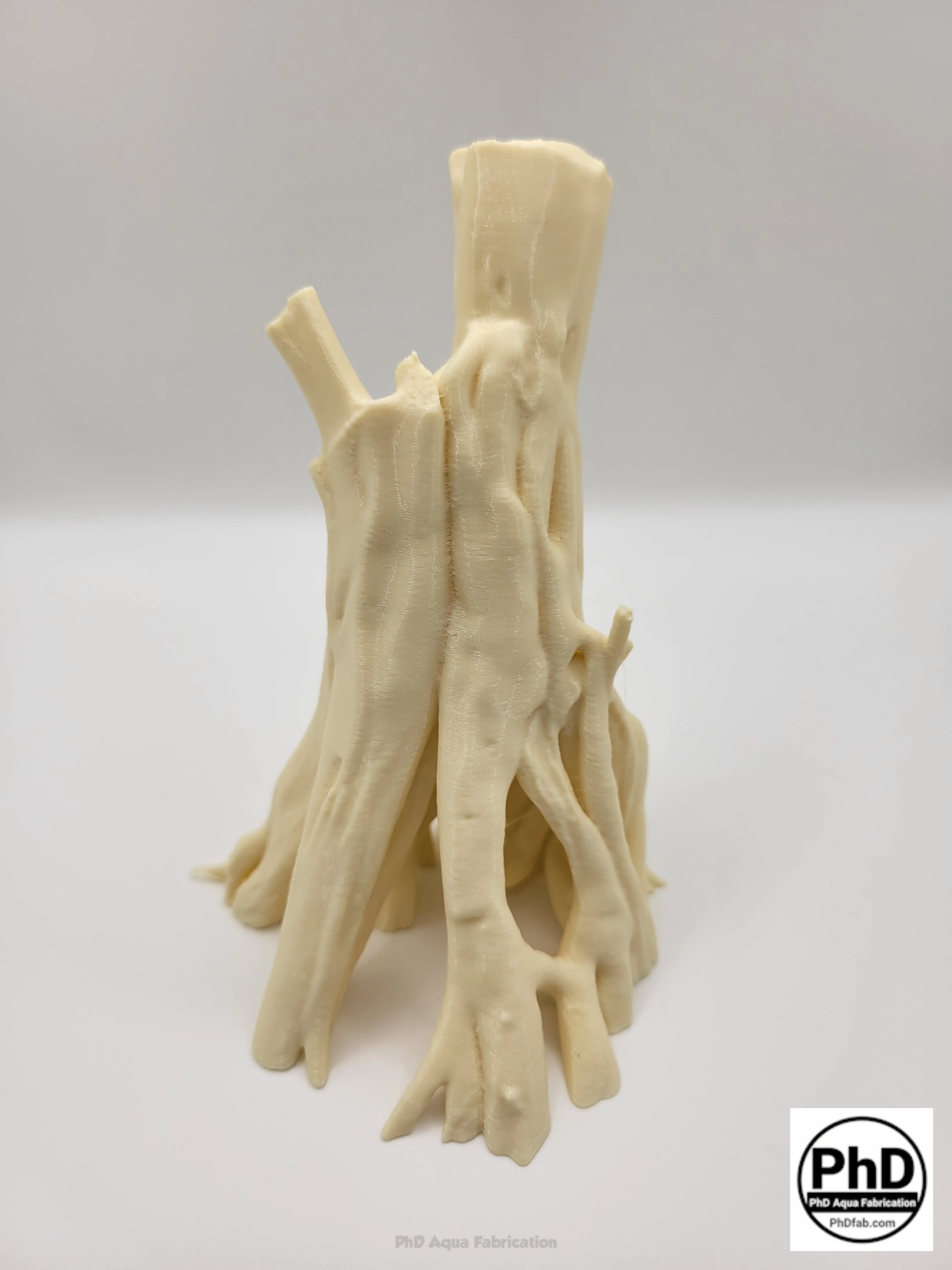 Mangrove Root Aquarium Driftwood - 3D Printed Tree Root for Reptile Terrarium, Realistic Aquascape Wood - "Mangrove Driftwood Root"