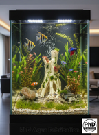 Mangrove Root Aquarium Driftwood - 3D Printed Tree Root for Reptile Terrarium, Realistic Aquascape Wood - "Mangrove Driftwood Root"