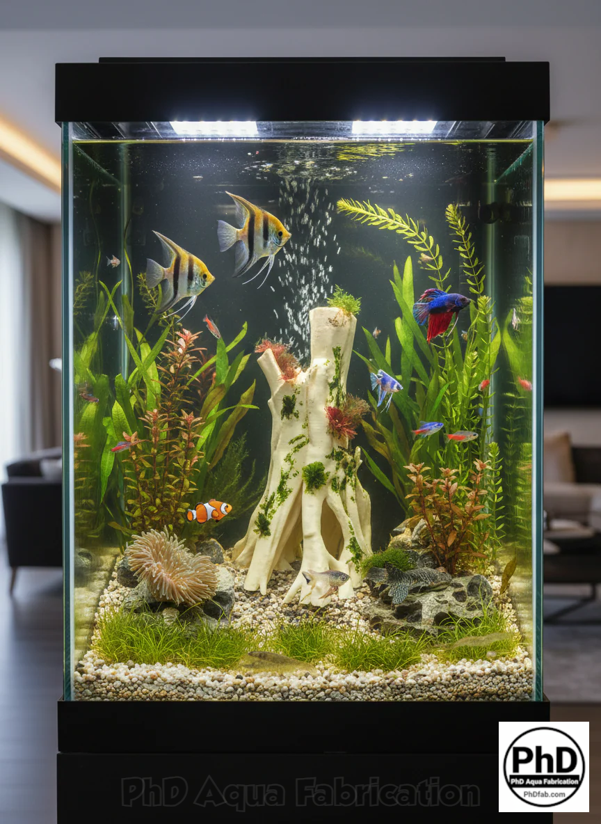 Mangrove Root Aquarium Driftwood - 3D Printed Tree Root for Reptile Terrarium, Realistic Aquascape Wood - "Mangrove Driftwood Root"