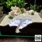 Aquarium Rift Decor - Fish Tank Hideout - Natural Rock Wall Ornament - "Driftaway Grotto", AQU-DGROTT-BR-L, AQU-DGROTT-WH-L, AQU-DGROTT-BE-L