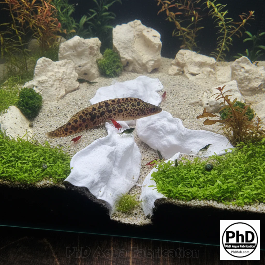 Aquarium Rift Decor - 3D Printed Rock Divider - Aquascaping Ornament & Reptile Terrarium Decoration - "Nowhere Hollow", AQU-NOWHOL-BR-L, AQU-NOWHOL-WH-L, AQU-NOWHOL-BE-L