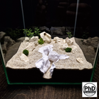 Aquarium Rift Decor - 3D Printed Rock Divider - Aquascaping Ornament & Reptile Terrarium Decoration - "Nowhere Hollow"
