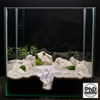 Aquarium Rift Decor - 3D Printed Rock Divider - Aquascaping Ornament & Reptile Terrarium Decoration - "Nowhere Hollow"