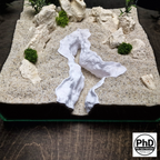 Aquarium Rift Decor - 3D Printed Rock Divider - Aquascaping Ornament & Reptile Terrarium Decoration - "Nowhere Hollow"