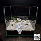 Aquarium Rift Decor - 3D Printed Rock Divider - Aquascaping Ornament & Reptile Terrarium Decoration - "Nowhere Hollow"