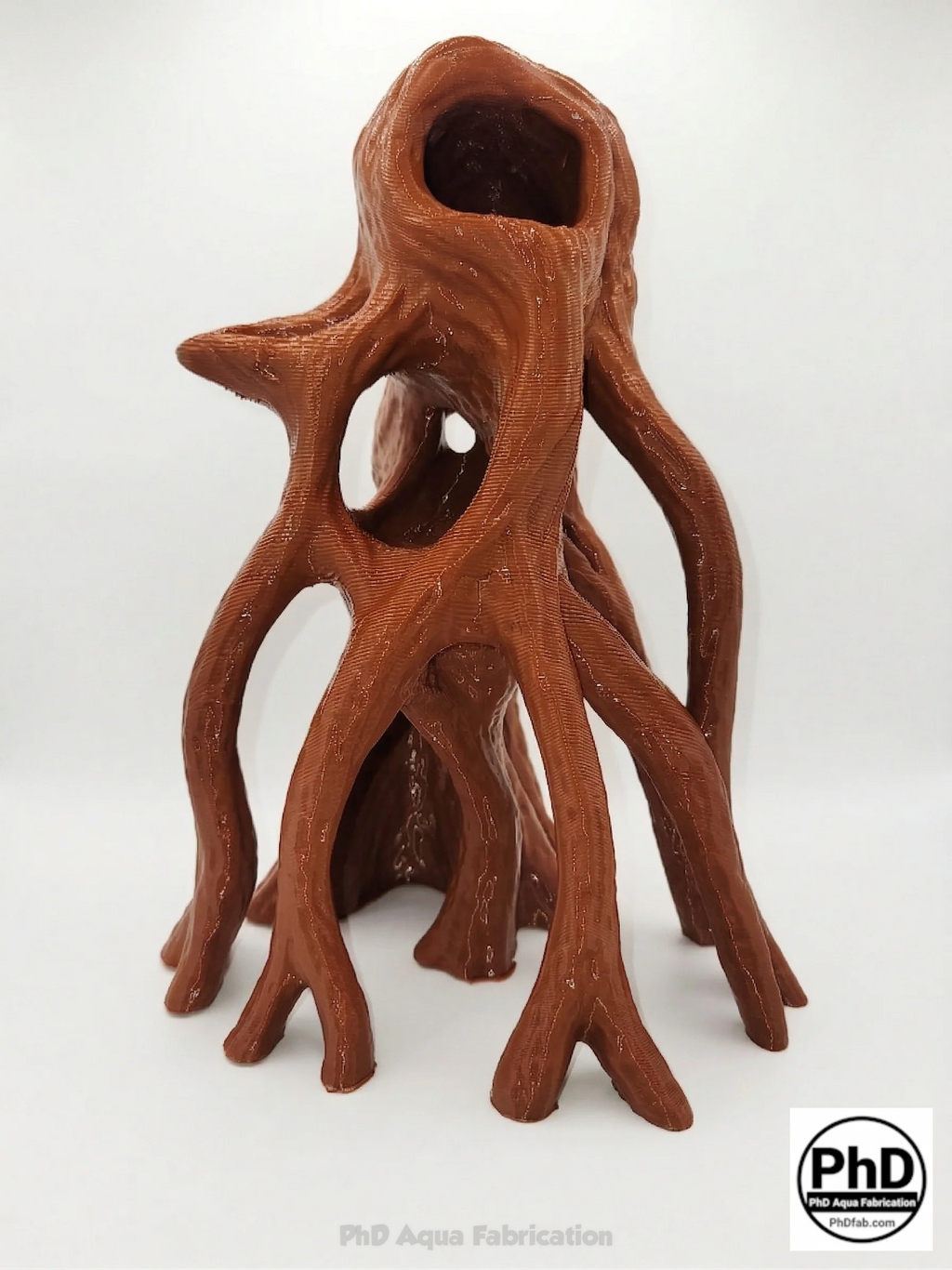 Aquarium Wood Decor - Tall 3D Printed Natural Look Wood Propagules for Vertical Aquascaping - "High Mangrove Roots"