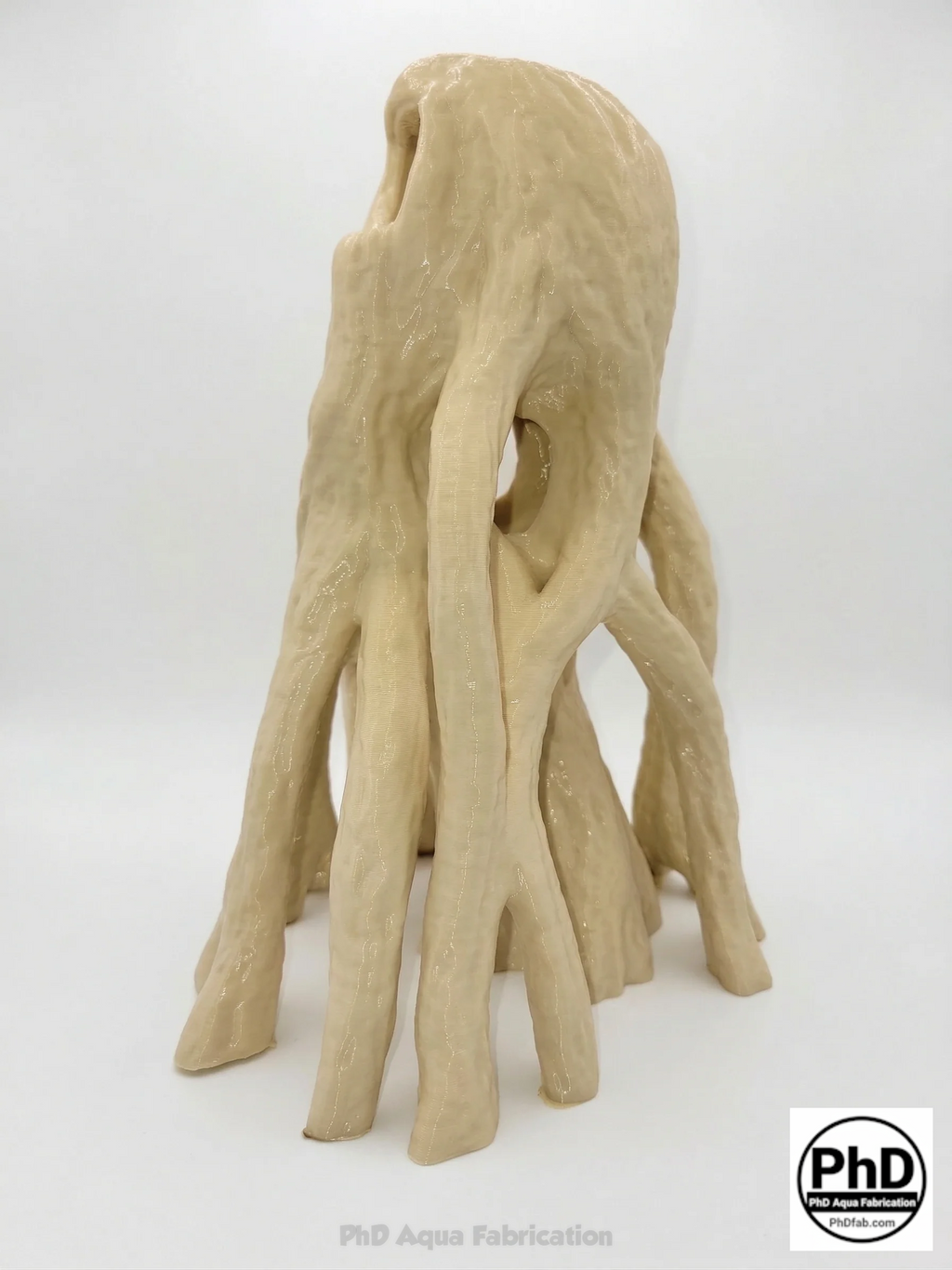 Aquarium Wood Decor - Tall 3D Printed Natural Look Wood Propagules for Vertical Aquascaping - "High Mangrove Roots"