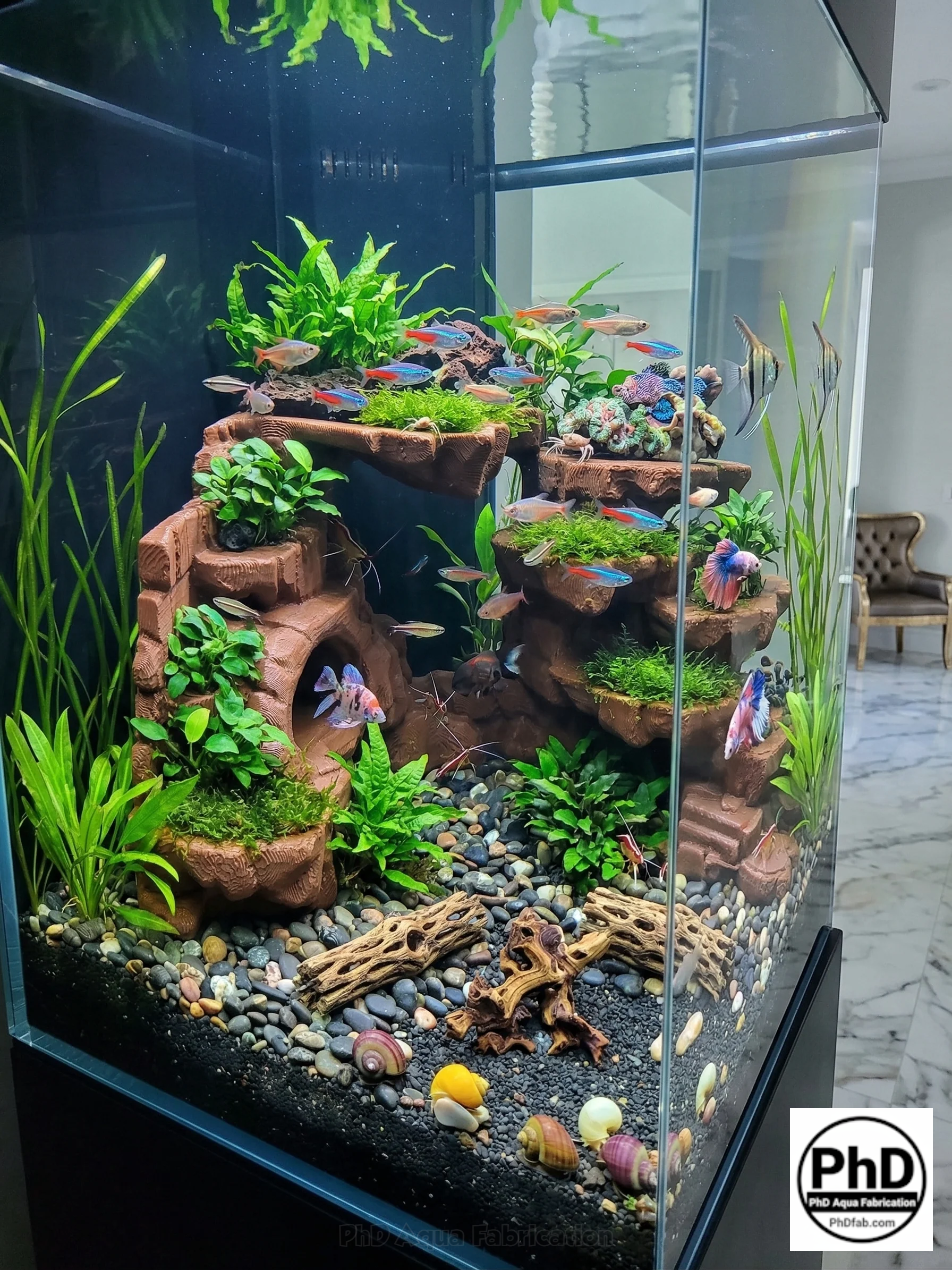 Terrarium Background Wall – 3D Rock Decoration for Aquascaping (Custom Dimensions), NOV-CUTCAN-BR-L, NOV-CUTCAN-BE-L, NOV-CUTCAN-GY-L, NOV-CUTCAN-WH-L